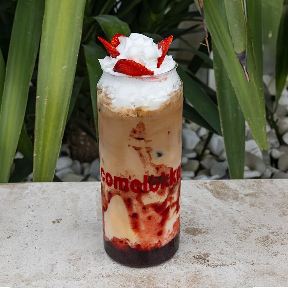Ice Strawberry Latte